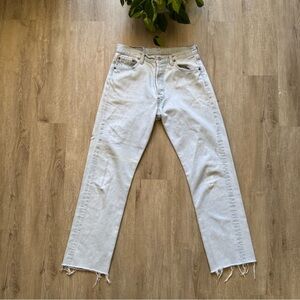 Vintage Levi’s Made in The USA 501 Light wash Button fly
